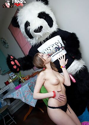 hard dildo, panda fuck
