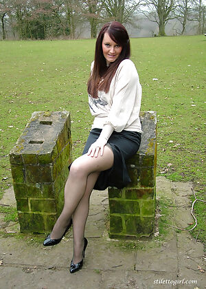 black high, stiletto girl