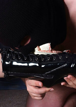 this, girls in leather boots