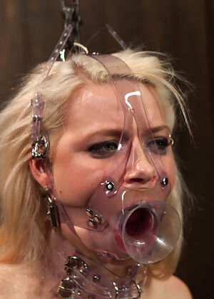 hot blonde, device bondage